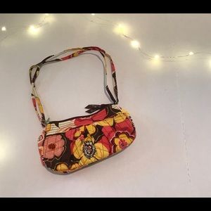 Vera Bradley flower patterned purse